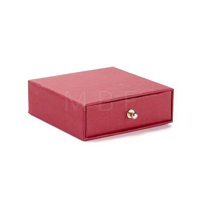 Square Paper Drawer Jewelry Set Box CON-C011-03A-02-1