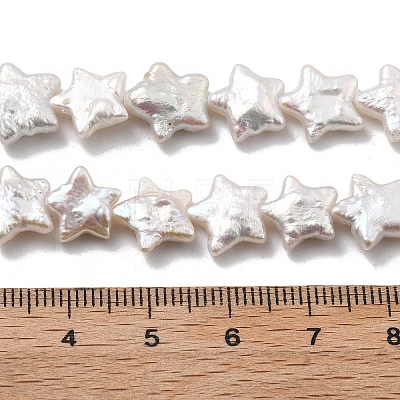 Natural Baroque Keshi Pearl Beads Strands PEAR-P064-04A-03A-1