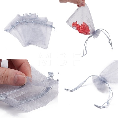 Organza Gift Bags with Drawstring OP-R016-9x12cm-05-1