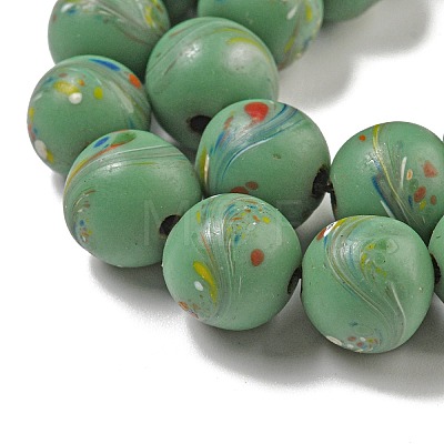 Handmade Lampwork Beads Strands BLOW-D006-07A-1