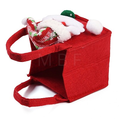 Non-woven Fabrics Christmas Santa Cluas Candy Gift Tote Bags ABAG-C011-01A-1