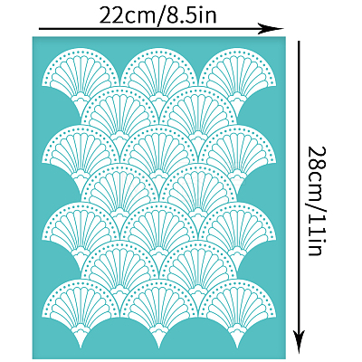 Self-Adhesive Silk Screen Printing Stencil DIY-WH0338-173-1