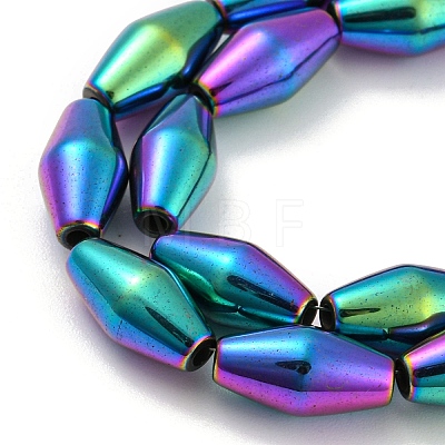 Electroplated Synthetic Non-magnetic Hematite Beads Strands G-Z032-B02-02D-1