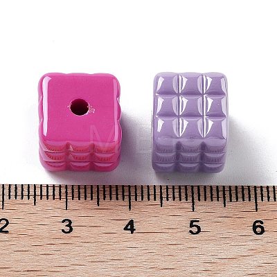 Opaque Acrylic Beads OACR-Z017-07A-1