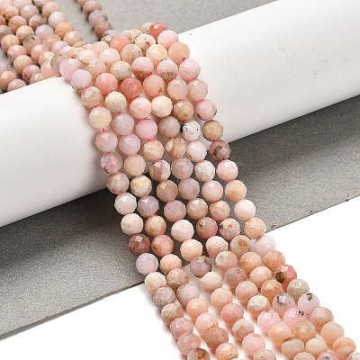 Natural Pink Opal Beads Strands X-G-B107-A10-07-1