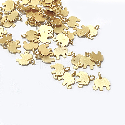 Brass Charms KK-E788-12G-1