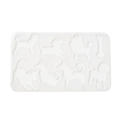 Dog DIY Pendant Silhouette Silicone Molds X1-SIL-F010-05-1