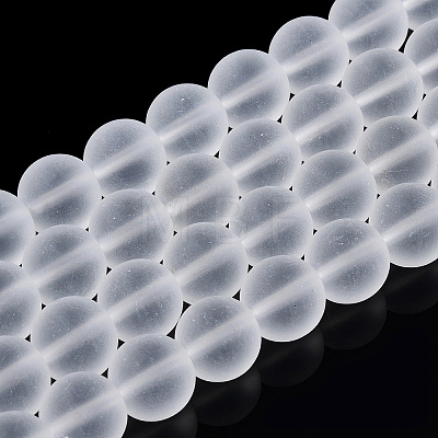 Transparent Glass Beads Strands LS-GLAA-T032-T10mm-MD13-1