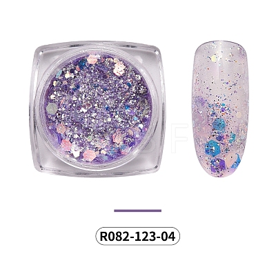 Shining Nail Art Glitter MRMJ-R082-123-04-1