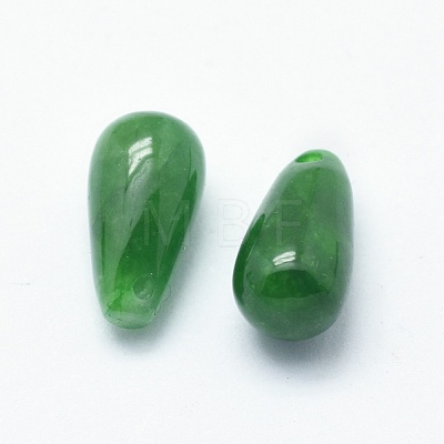 Natural Myanmar Jade/Burmese Jade Charms G-F581-01-1