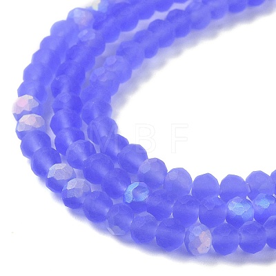 Transparent Glass Beads Strands LS-EGLA-A034-T4mm-MB14-1