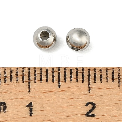 Round Brass Beads KK-A276-02A-P-1