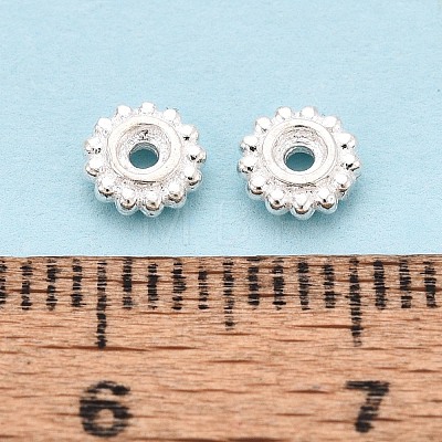 925 Sterling Silver Spacer Beads STER-N016-128S-1