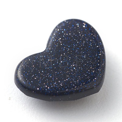 Synthetic Blue Goldstone Cabochons G-B009-11-1