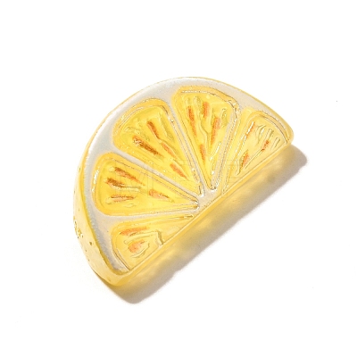 Electroplate UV Plating Opaque Fruit Resin Cabochons LS-CRES-U004-03H-1