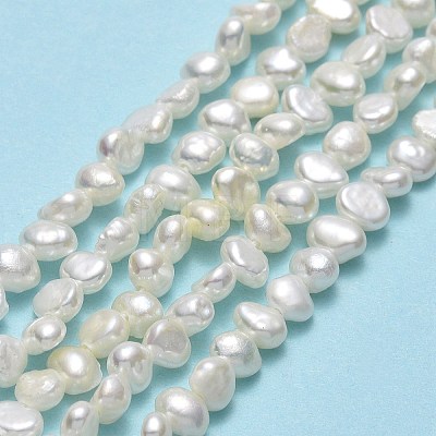 Natural Cultured Freshwater Pearl Beads Strands PEAR-A005-05A-01-1