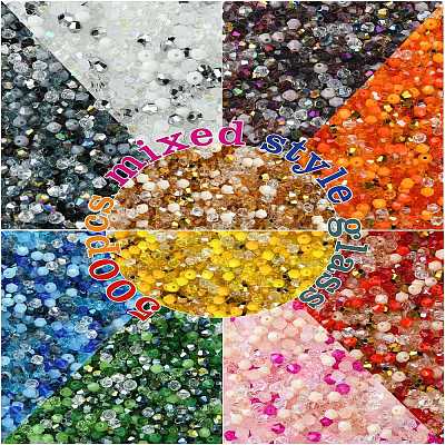 Mixed Styles Glass Beads GLAA-YWC0003-01A-1