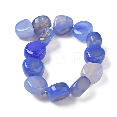 Natural Agate Beads Strands X-G-H295-D01-13-1
