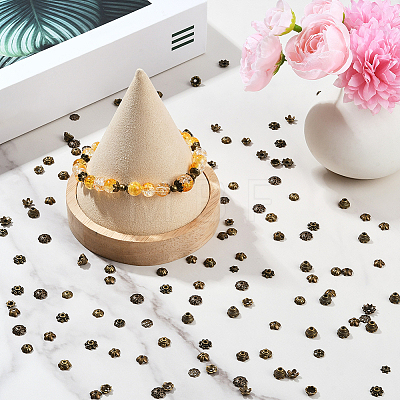480Pcs 12 Styles Alloy & Brass Bead Cap Sets TIBE-SP0001-20-1