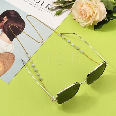 304 Stainless Steel Eyeglasses Chains AJEW-EH00256-01-1