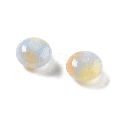 Two Tone Transparent Resin Beads RESI-S013-01C-1