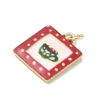 Printed Brass Pendants KK-CBA9B3D-02G-02-1