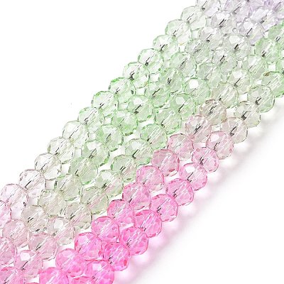 Transparent Glass Beads Strands GLAA-L045-01A-03-1