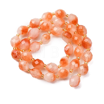 Natural White Jade Beads Strands G-D305-B01-01J-1