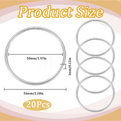Iron Open Jump Rings FIND-SP0002-63F-1