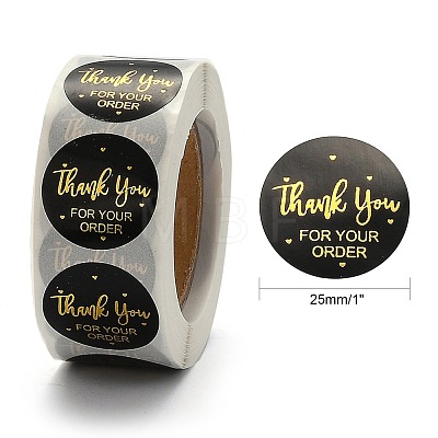 1 Inch Thank You Stickers DIY-P005-D01-1