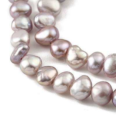 Natural Cultured Freshwater Pearl Beads Strands PEAR-A006-03G-1