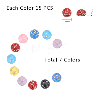   Resin Cabochons CRES-PH0003-20-1
