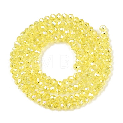 Electroplate Glass Beads Strands EGLA-A044-T2mm-B29-1