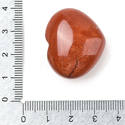 Natural Red Jasper Love Heart Stone G-I367-03M-1