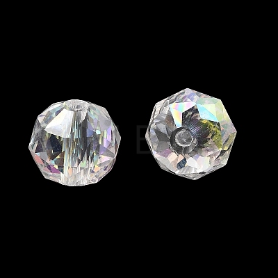 Electroplate Transparent Round Glass Beads GL-CBA6A73-AB03-1