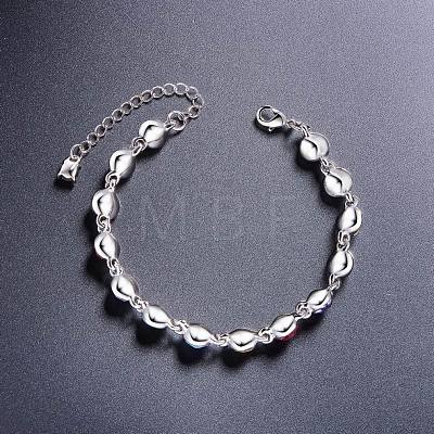 SHEGRACE Alloy Link Bracelets JB77B-1