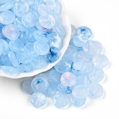 Transparent Acrylic Beads TACR-T028-41H-1