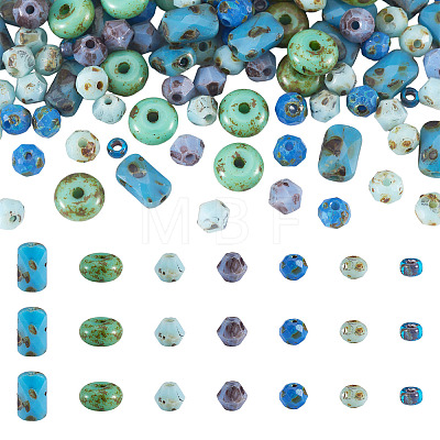 140Pcs 7 Styles Glass Seed Beads Sets SEED-TAD0001-02A-1