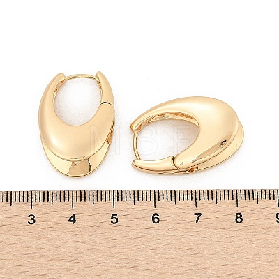 Brass Hoop Earrings for Women LS-EJEW-U041-04G-1