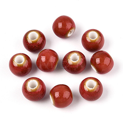 Handmade Porcelain Beads PORC-T133-11A-20-1