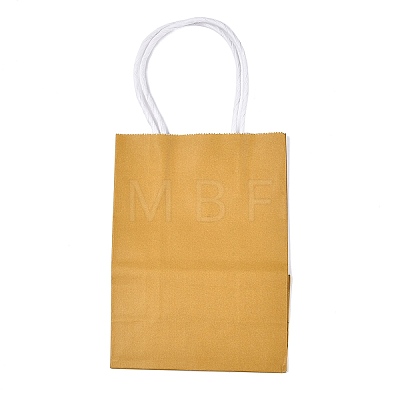 Pure Color Kraft Paper Bags AJEW-G020-A-06-1