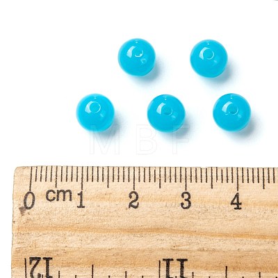 Fluorescent Acrylic Beads MACR-R517-8mm-10-1