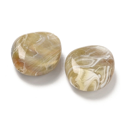 Acrylic Imitation Gemstone Beads MACR-K359-68A-1