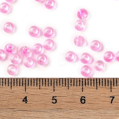 Transparent Inside Colours Glass Seed Beads SEED-A032-04P-1