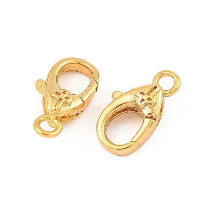 SHEGRACE Brass Lobster Claw Clasps XGR0095G-160G-1