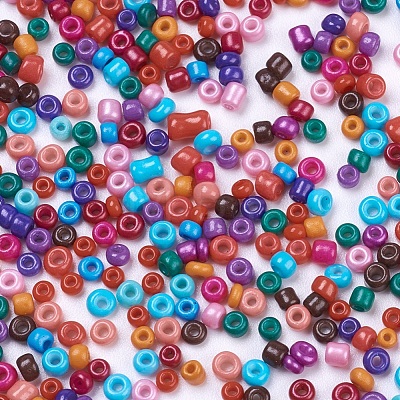 12/0 Baking Paint Glass Seed Beads SEED-S001-KM-1