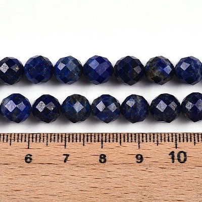 Natural Lapis Lazuli Beads Strands G-S345-8mm-24-1