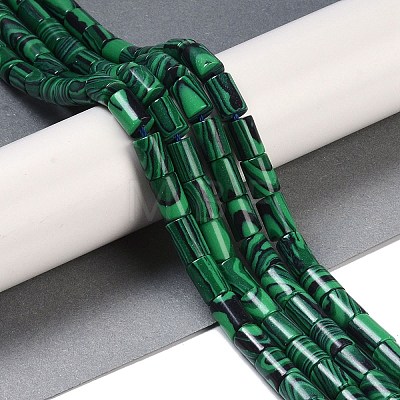 Synthetic Malachite Beads Strands G-C128-A30-01-1