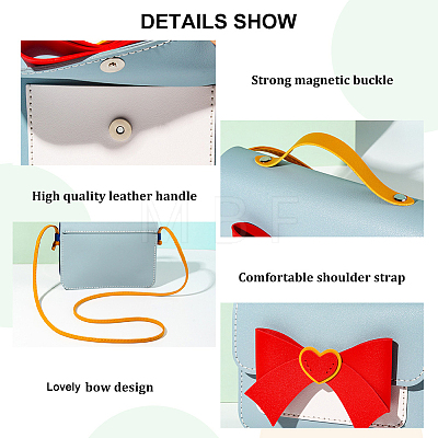 DIY PU Leather  Bag Kits DIY-WH0386-26C-1