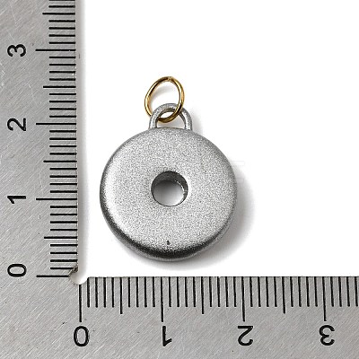 Printing 304 Stainless Steel Pendants STAS-K304-08C-G-1